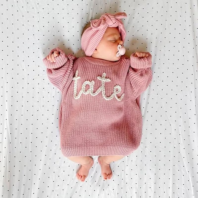 Hand Knitted Personalized Sweater