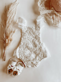 Emmy Floral Lace Romper