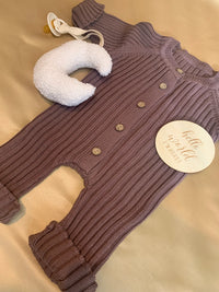 Rib Knitted Baby Jumpsuit