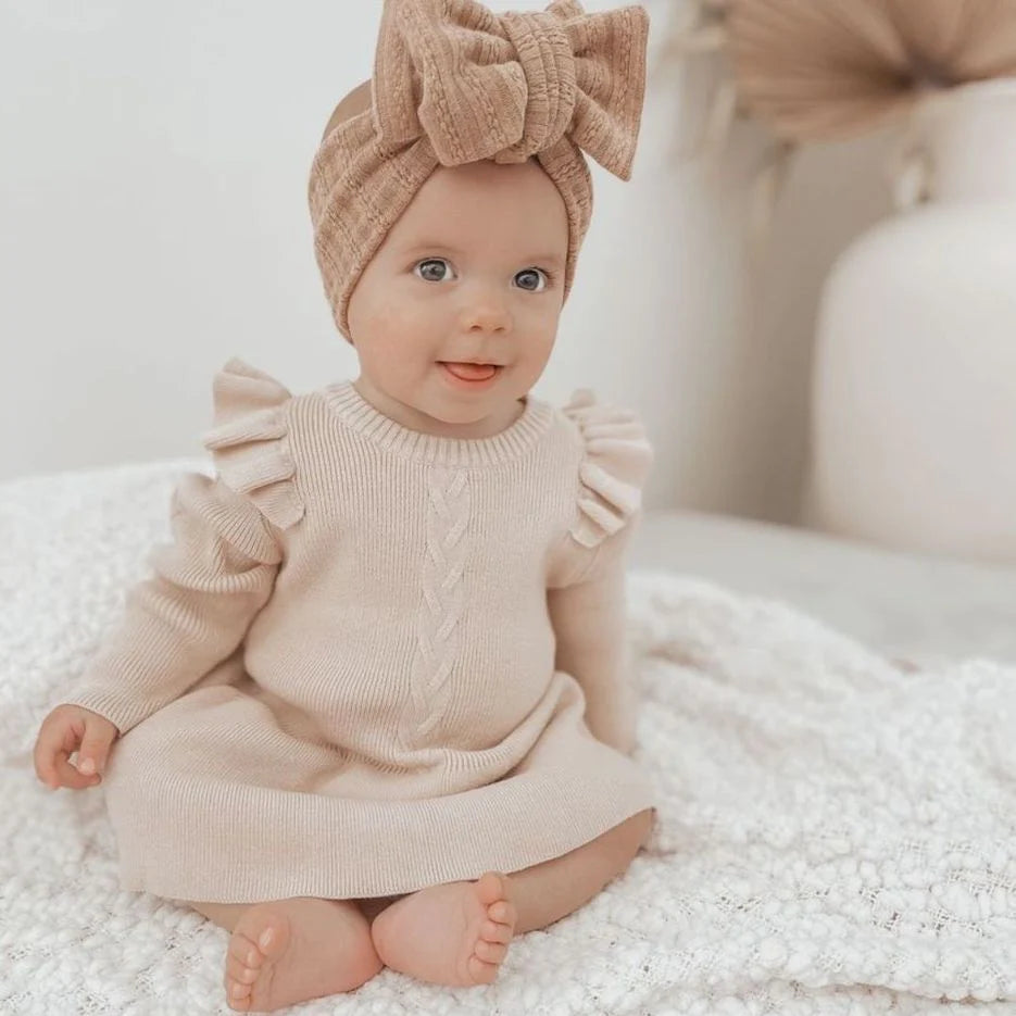 Knitted Baby Dress – Mariebebe store