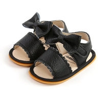 Bow PU Leather Sandals