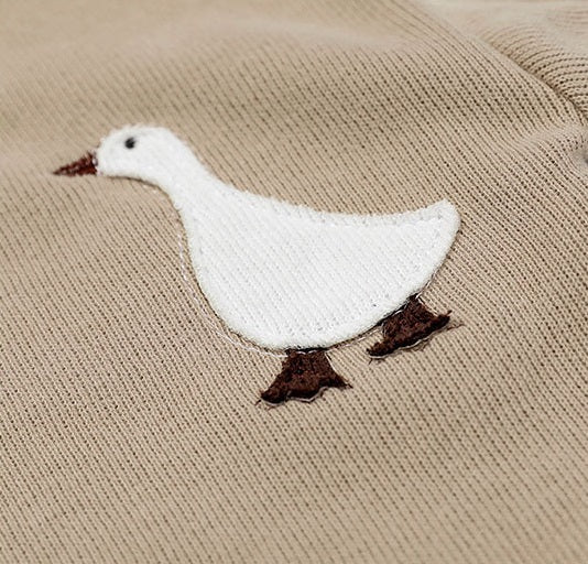 Bear & Goose Embroidered Set