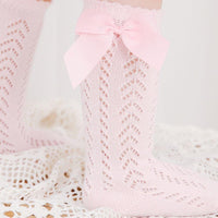 Bow lace knee high´s
