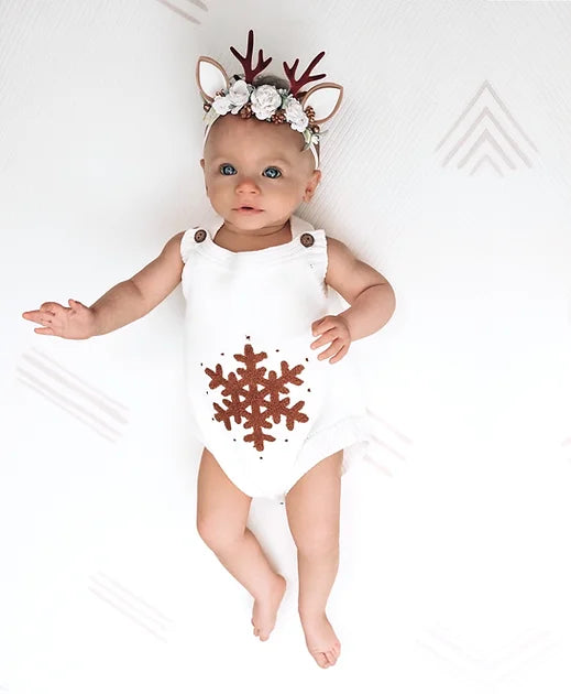 Knitted Snowflake Bodysuit