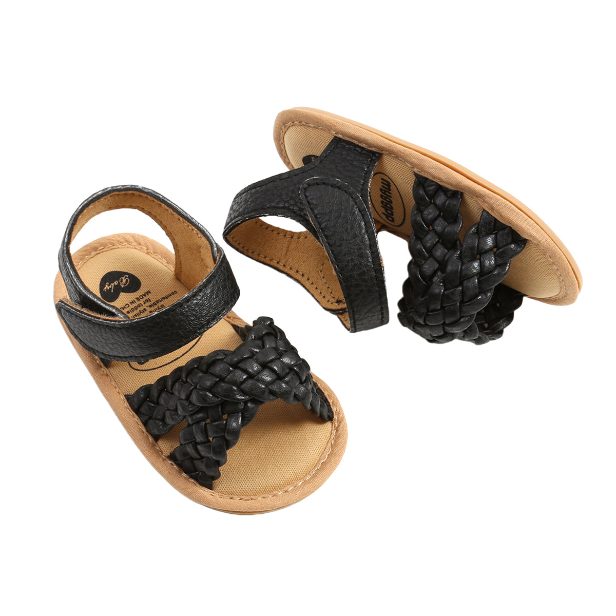 PU Braid Leather Sandals